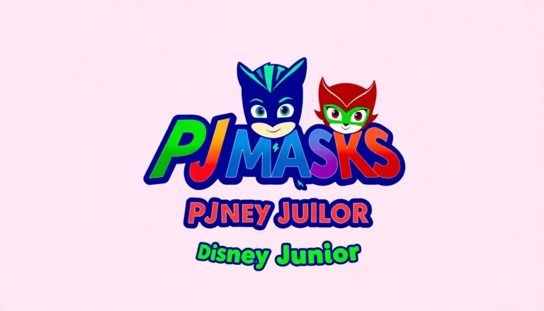 PJ Masks Disney Junior Logo: The Vibrant Symbol of Adventure and Friendship